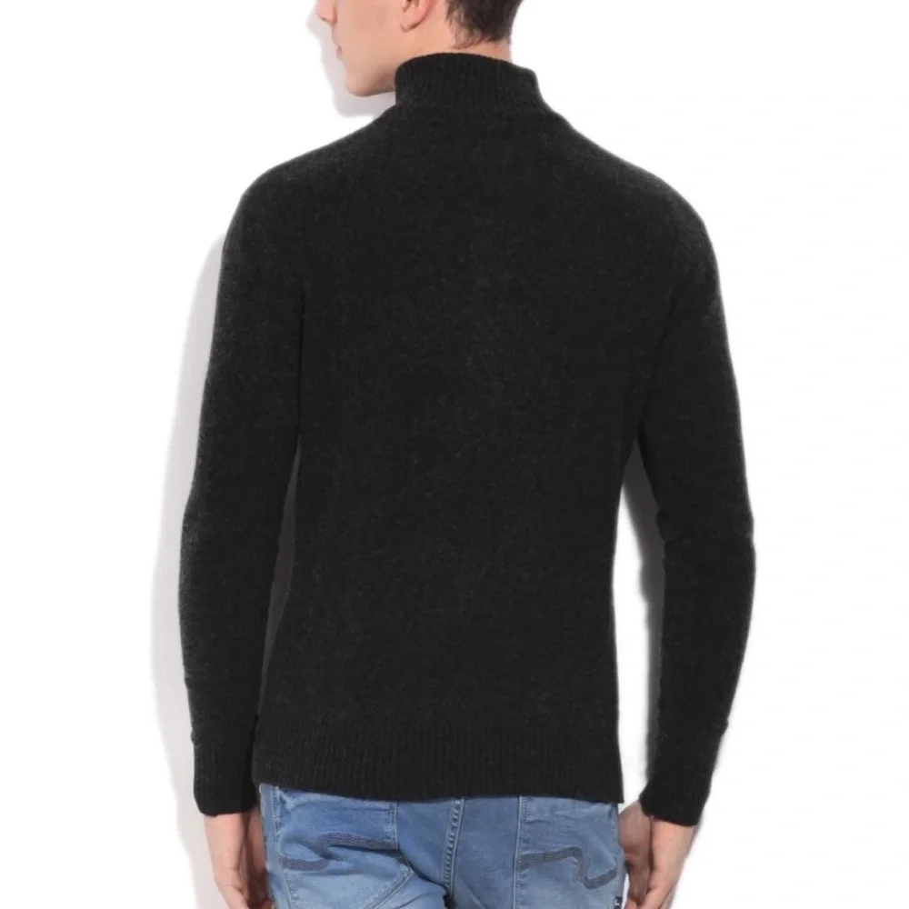 Pepe Jeans London Lambswool 1/4 Zip Pullover Jumper Sweater